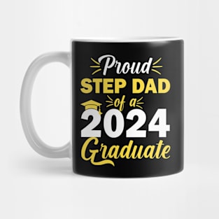 Proud Step Dad Of A 2024 Graduate Mug